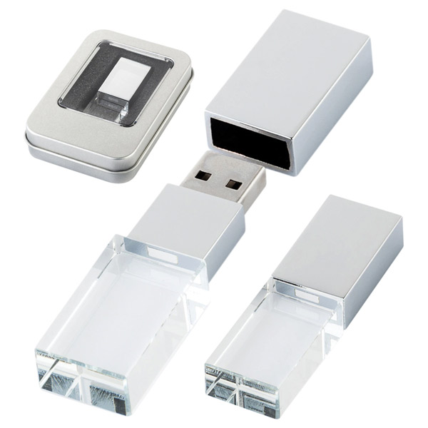 8190-16GB Kristal USB Bellek